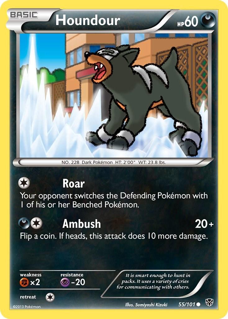 Houndour #55 Pokemon Plasma Blast