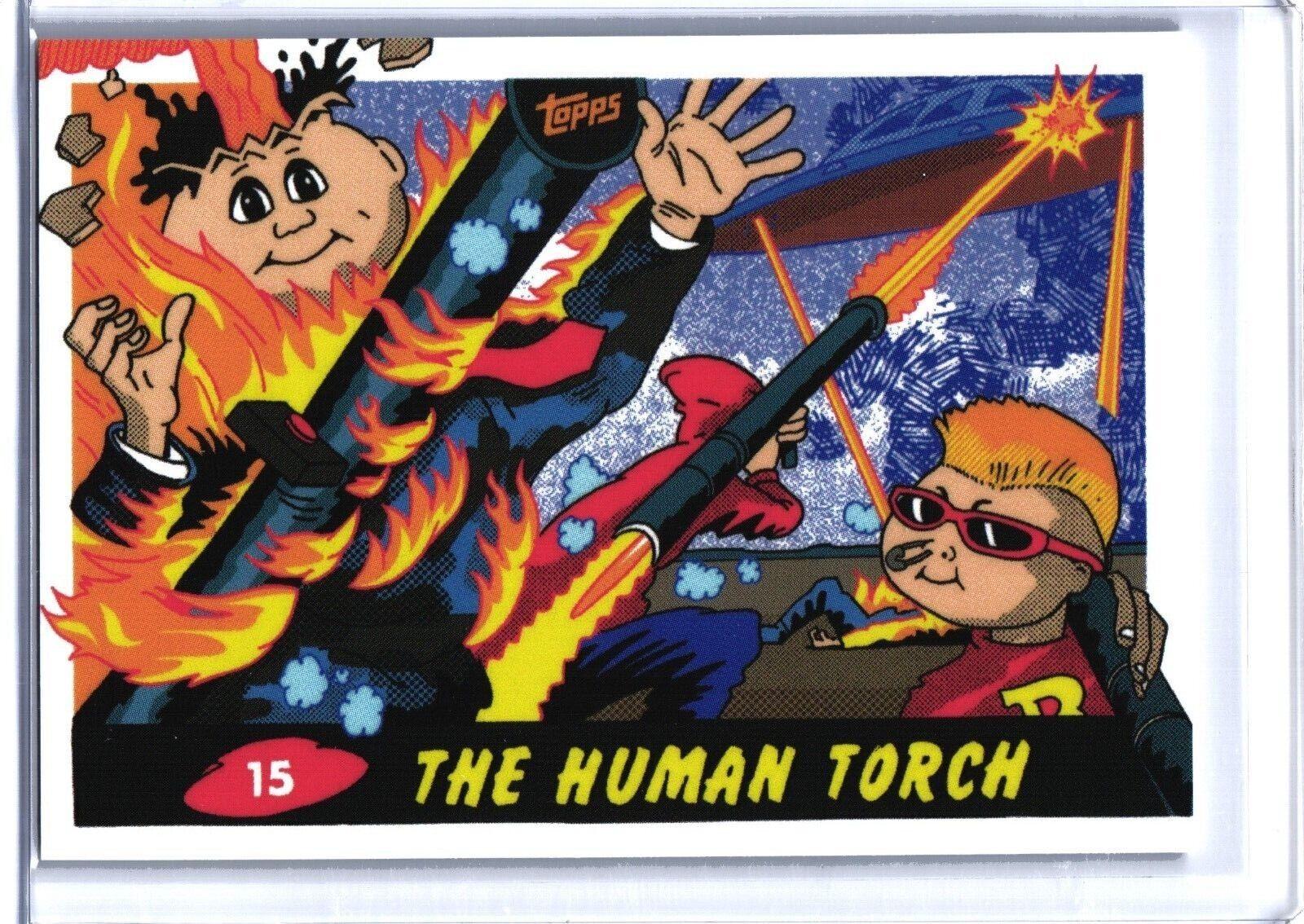 The Human Torch #13 Garbage Pail Kids Topps x Ermsy