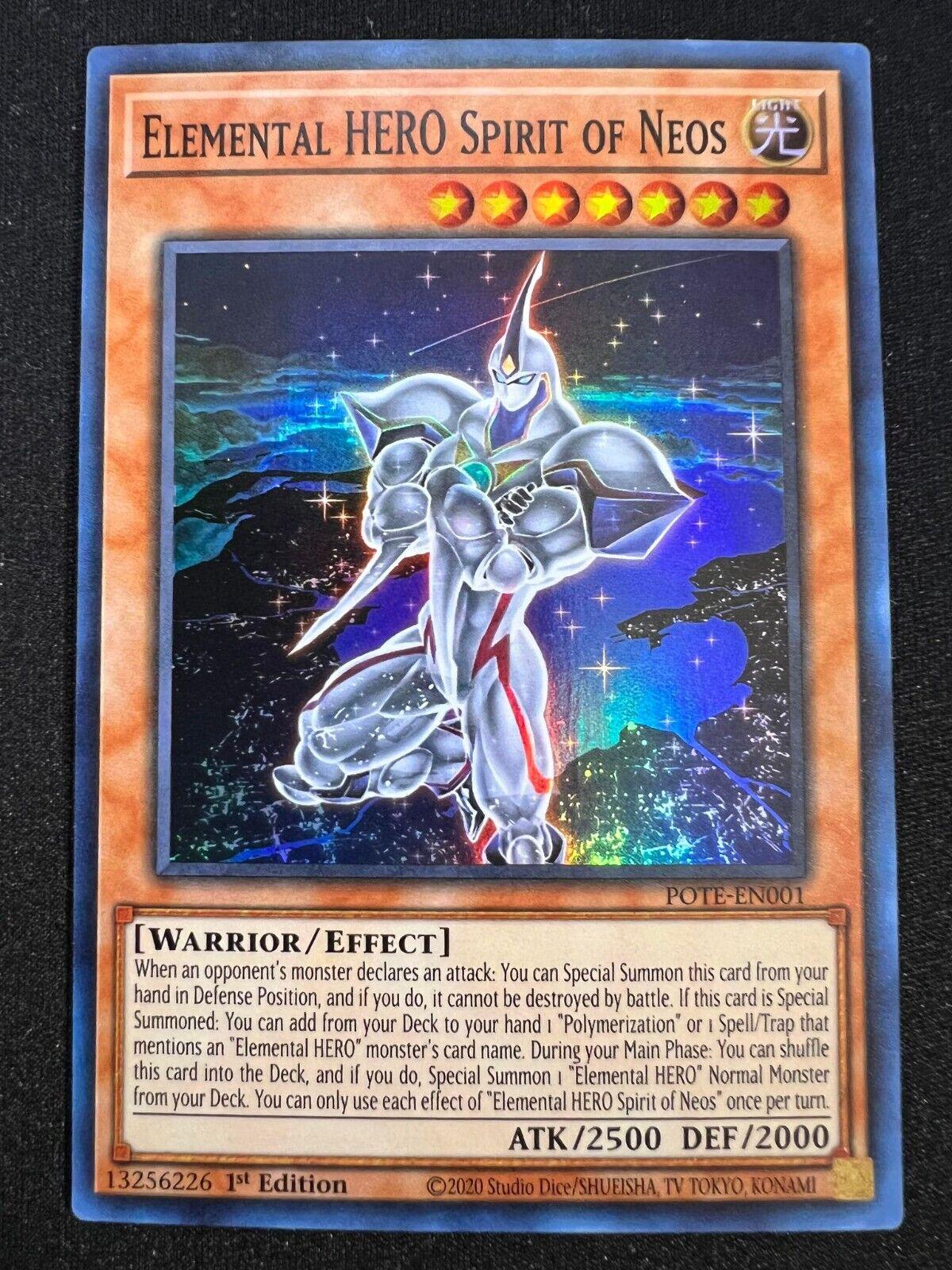 Elemental HERO Spirit of Neos POTE-EN001 YuGiOh Power Of The Elements