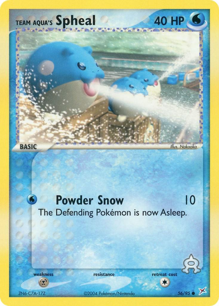 Spheal #56 Pokemon Team Magma & Team Aqua