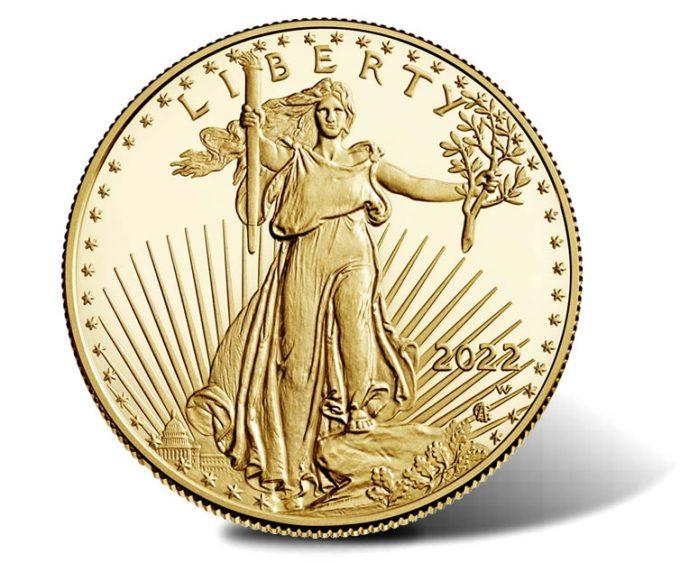 2022 Coins $5 American Gold Eagle