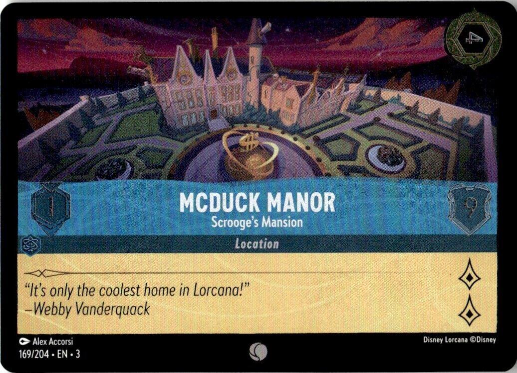 McDuck Manor - Scrooge's Mansion #169 Lorcana Into the Inklands