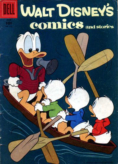Walt Disney's Comics and Stories #213 (1958) Comic Books Walt Disney's Comics and Stories