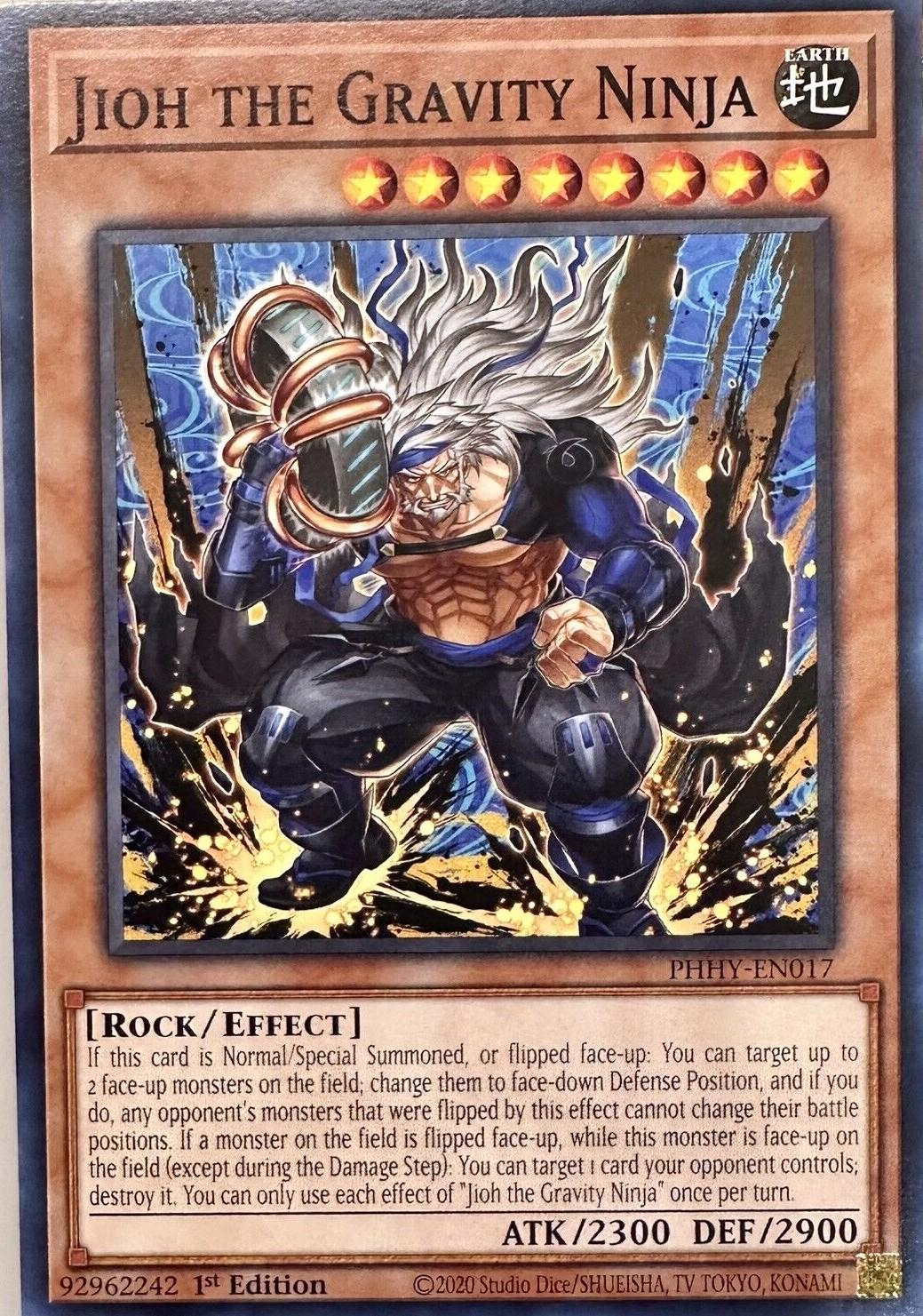 Jioh the Gravity Ninja PHHY-EN017 YuGiOh Photon Hypernova