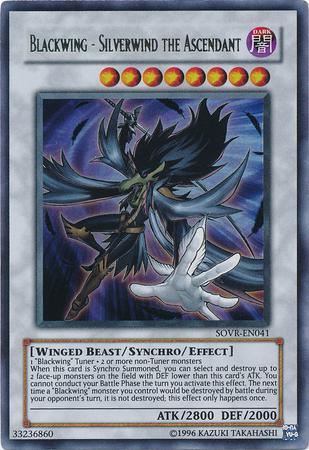 Blackwing - Silverwind the Ascendant SOVR-EN041 YuGiOh Stardust Overdrive