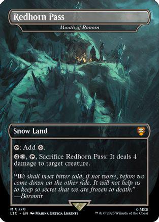 Redhorn Pass #370 Magic Lord of the Rings Commander