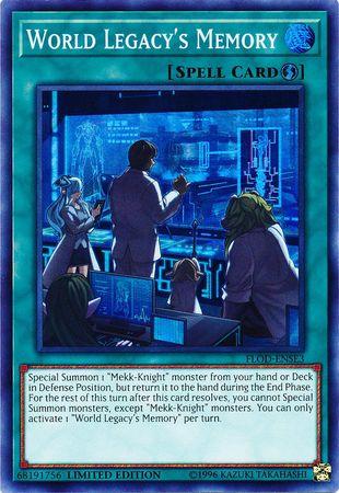 World Legacy's Memory FLOD-ENSE3 YuGiOh Flames of Destruction