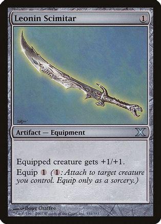Leonin Scimitar Magic 10th Edition