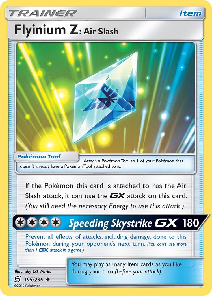 Flyinium Z: Air Slash #195 Pokemon Unified Minds