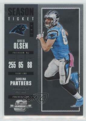 Greg Olsen #6 Football Cards 2017 Panini Contenders Optic