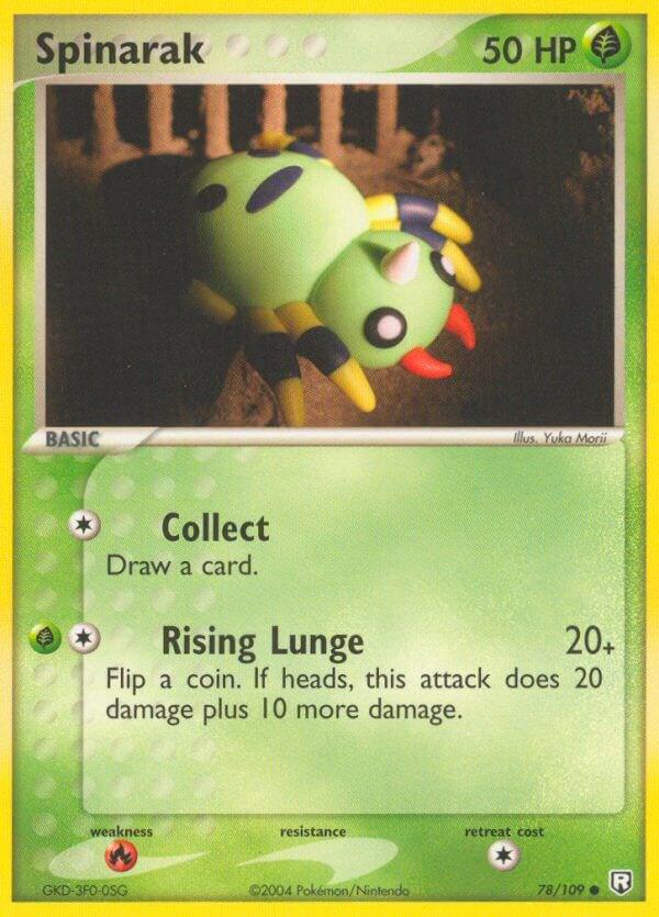 Spinarak #78 Pokemon Team Rocket Returns