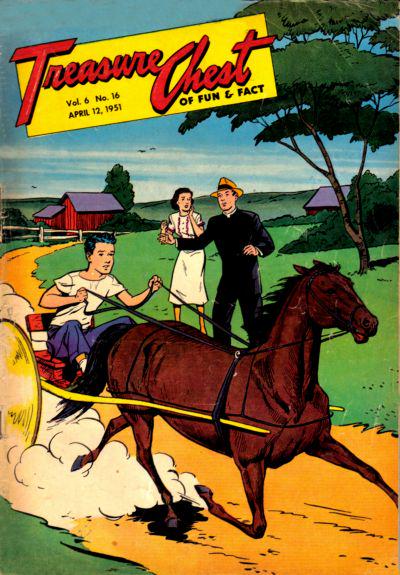 Treasure Chest of Fun and Fact #16 102 (1951) Comic Books Treasure Chest of Fun and Fact