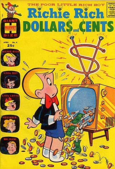 Richie Rich Dollars and Cents #4 (1964) Comic Books Richie Rich Dollars and Cents