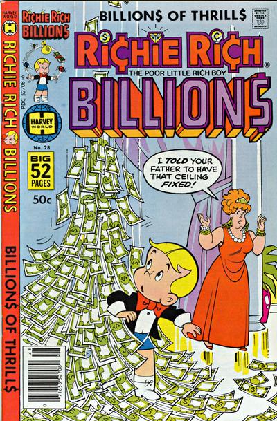 Richie Rich Billions #28 (1979) Comic Books Richie Rich Billions