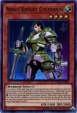 Noble Knight Custennin CYHO-EN088 YuGiOh Cybernetic Horizon