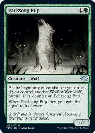Packsong Pup #213 Magic Innistrad: Crimson Vow