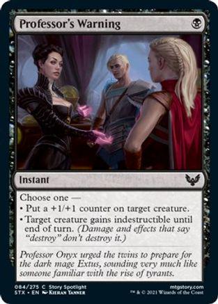 Professor's Warning #84 Magic Strixhaven School of Mages