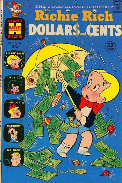 Richie Rich Dollars and Cents #48 (1972) Comic Books Richie Rich Dollars and Cents
