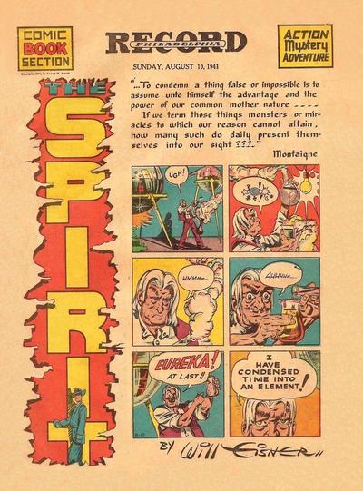 Spirit #8/10/1941 (1941) Comic Books Spirit