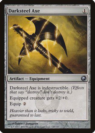 Darksteel Axe [Foil] (Magic Scars of Mirrodin)