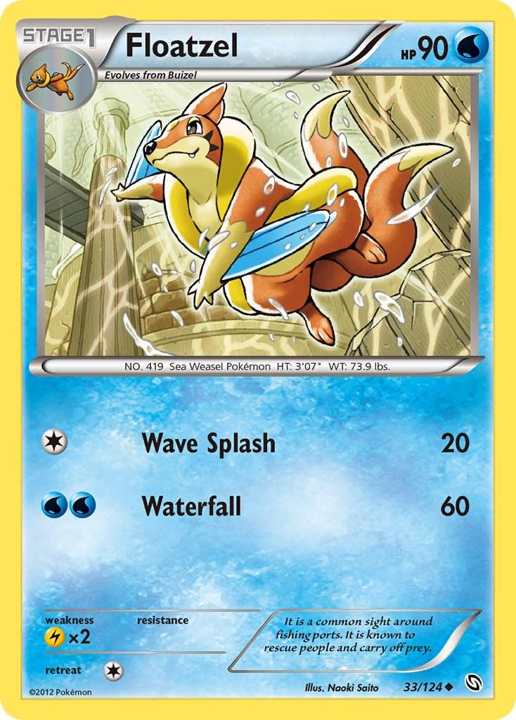 Floatzel #33 Pokemon Dragons Exalted