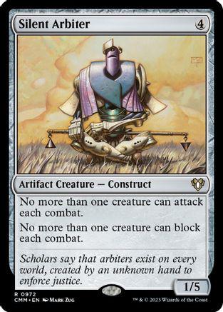 Silent Arbiter #972 Magic Commander Masters