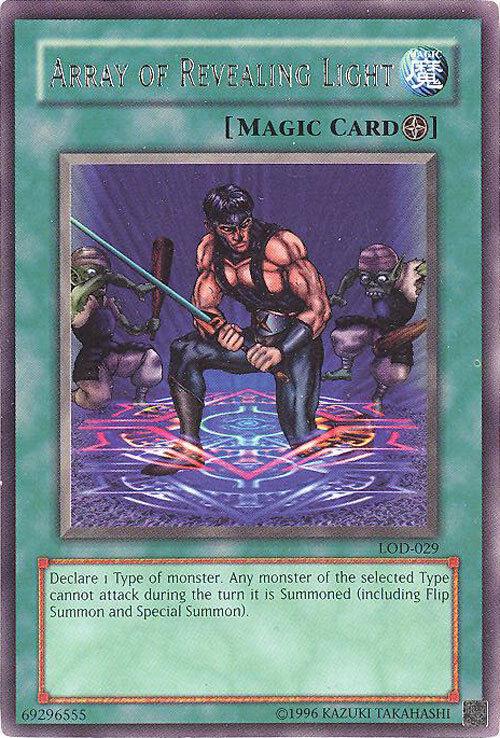 Array of Revealing Light LOD-029 YuGiOh Legacy of Darkness