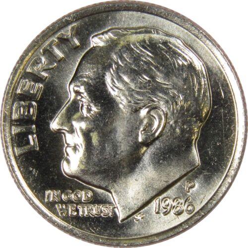 1986 P Coins Roosevelt Dime
