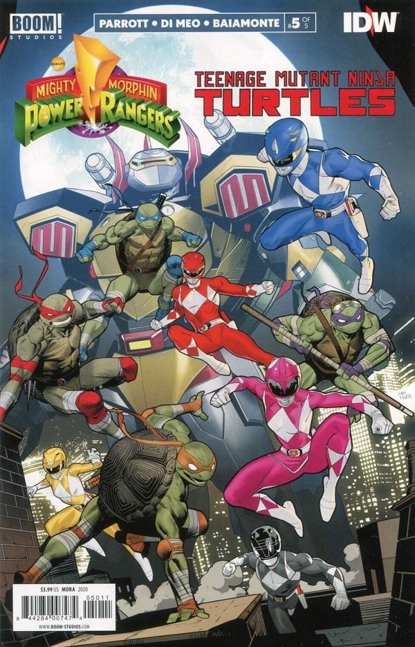 Mighty Morphin Power Rangers / Teenage Mutant Ninja Turtles #5 (2020) Comic Books Mighty Morphin Power Rangers / Teenage Mutant Ninja Turtles
