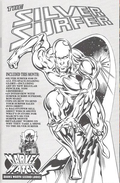 Silver Surfer #100 Marvel Watch (1995) Comic Books Silver Surfer