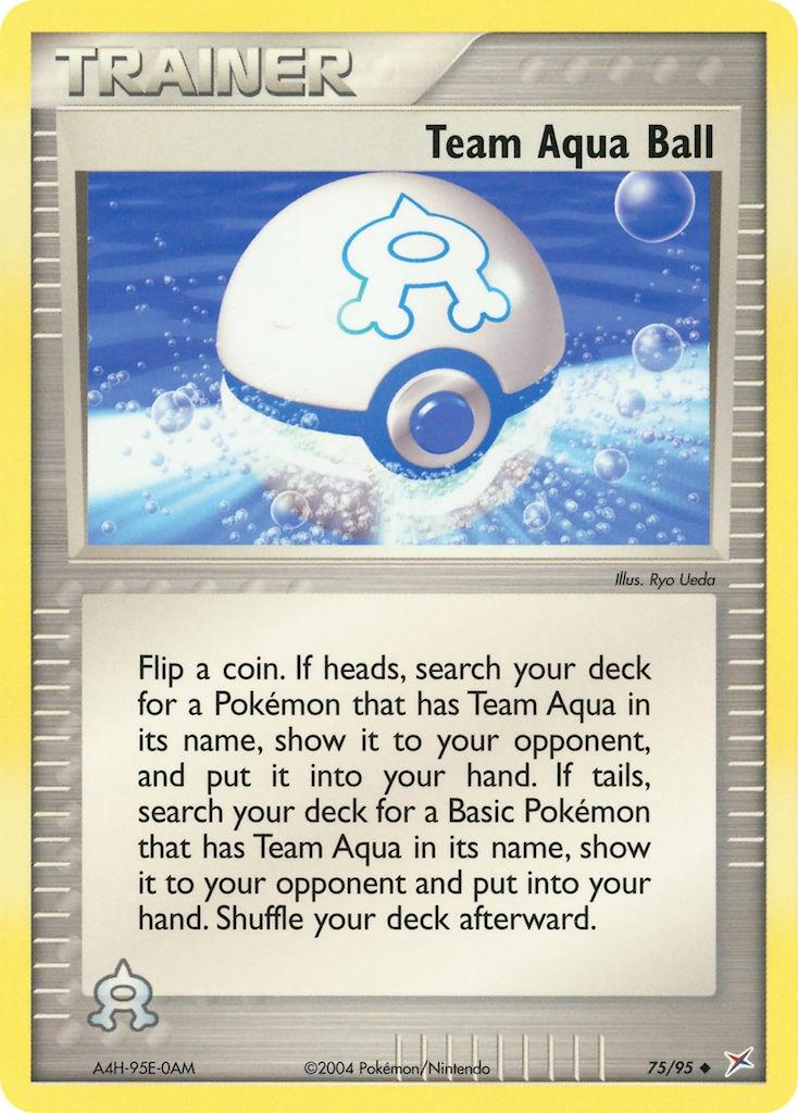 Ball #75 Pokemon Team Magma & Team Aqua