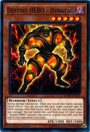 Destiny HERO - Dynatag LEHD-ENA10 YuGiOh Legendary Hero Decks