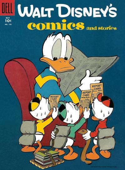 Walt Disney's Comics and Stories #176 (1955) Comic Books Walt Disney's Comics and Stories