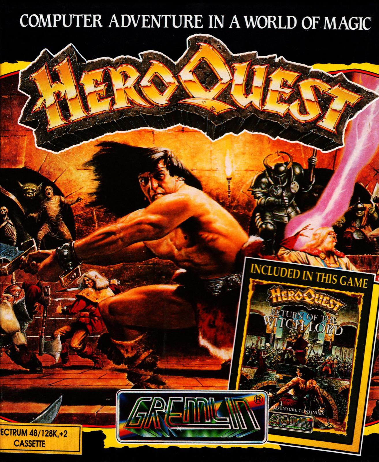 Hero Quest and Return of the Witch Lord ZX Spectrum