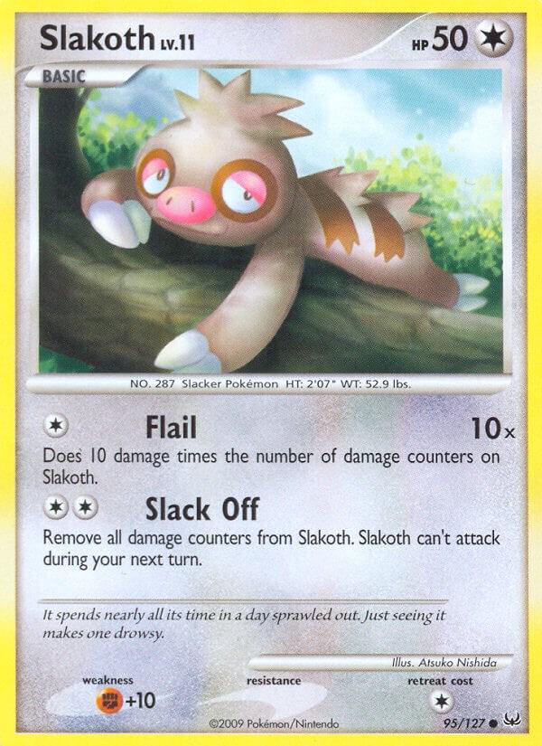 Slakoth #95 Pokemon Platinum