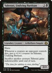Yahenni Undying Partisan 1x FOIL AER MTG Aether Revolt Rare MINT black Yahenni Undying Partisan 1x FOIL AER MTG Aether Revolt Rare MINT black