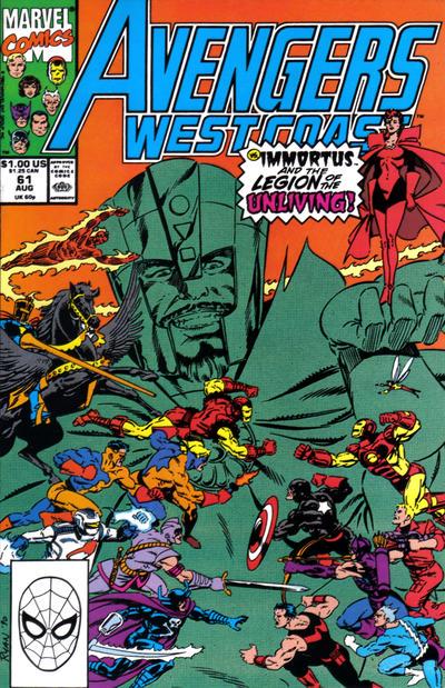 West Coast Avengers #61 (1990) Comic Books West Coast Avengers