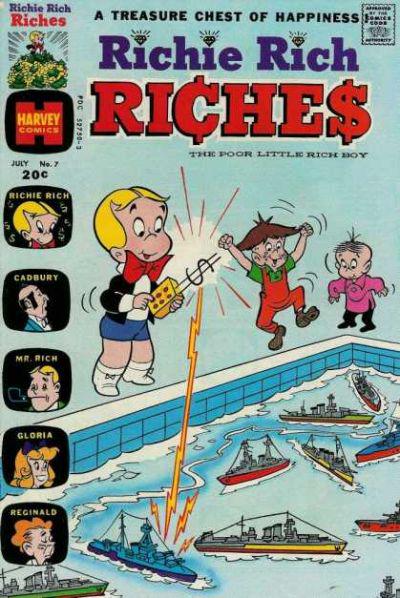 Richie Rich Riches #7 (1973) Comic Books Richie Rich Riches