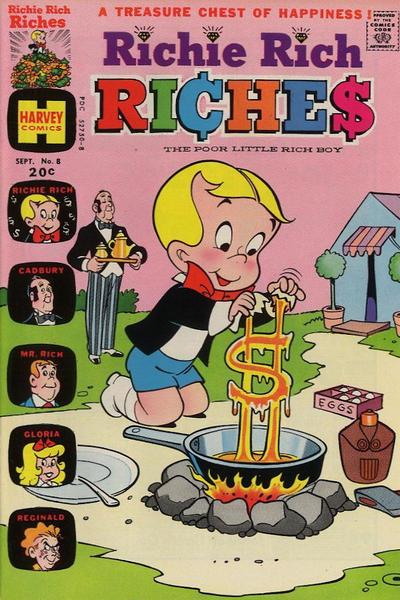 Richie Rich Riches #8 (1973) Comic Books Richie Rich Riches