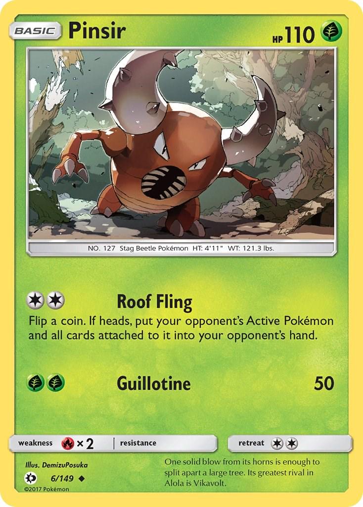 Pinsir #6 Pokemon Sun & Moon