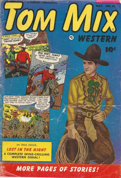 Tom Mix Western #61 (1953) Comic Books Tom Mix Western