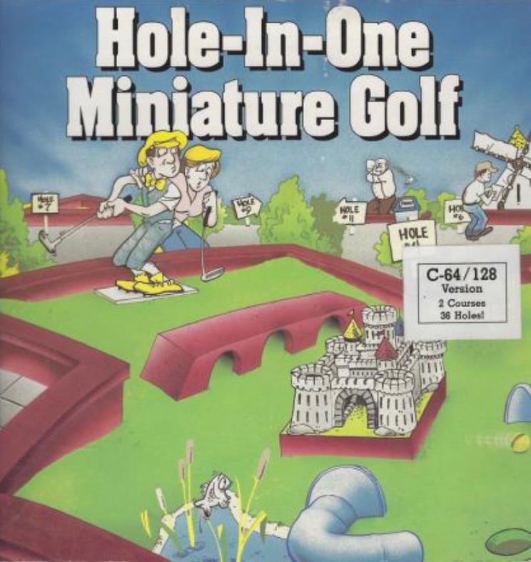 Hole-In-One Miniature Golf Commodore 64