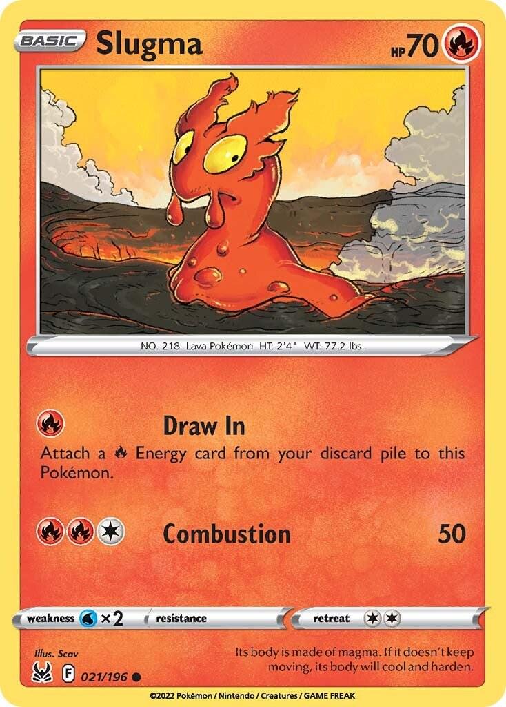 Slugma #21 Pokemon Lost Origin