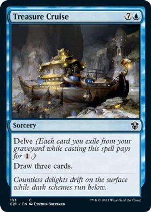 Treasure Cruise Magic Commander 2021