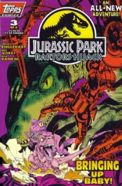 Jurassic Park: Raptors Hijack #3 (1994) Comic Books Jurassic Park: Raptors Hijack