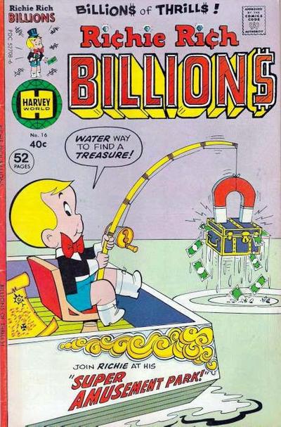 Richie Rich Billions #16 (1977) Comic Books Richie Rich Billions