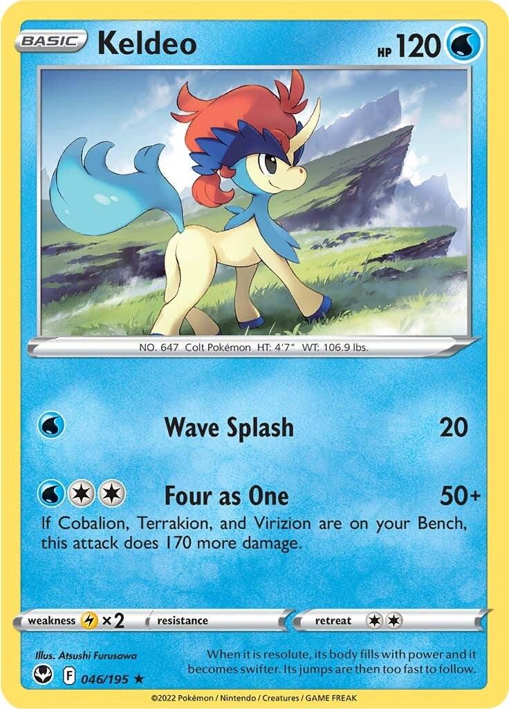 Keldeo #46 Pokemon Silver Tempest
