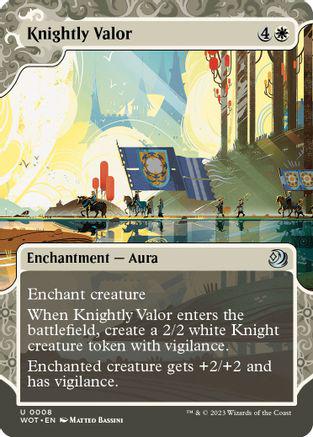 Knightly Valor #8 Magic Wilds of Eldraine Enchanting Tales