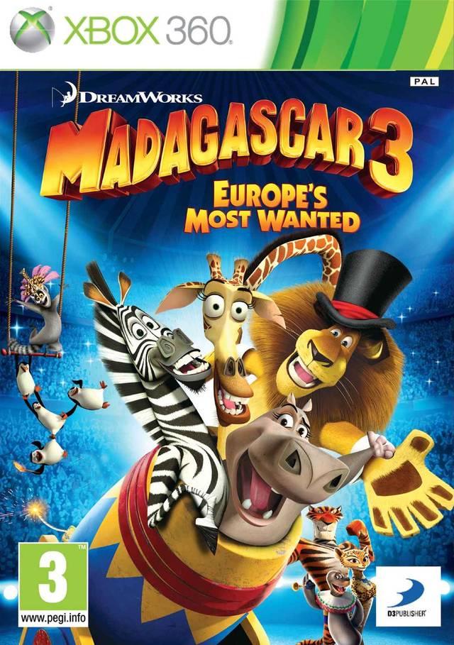 Madagascar 3 PAL Xbox 360
