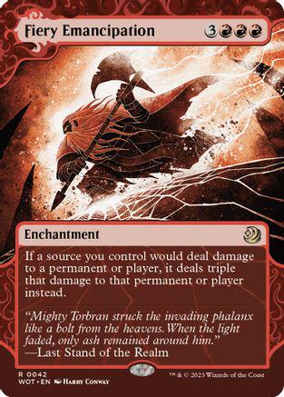 Fiery Emancipation #42 Magic Wilds of Eldraine Enchanting Tales